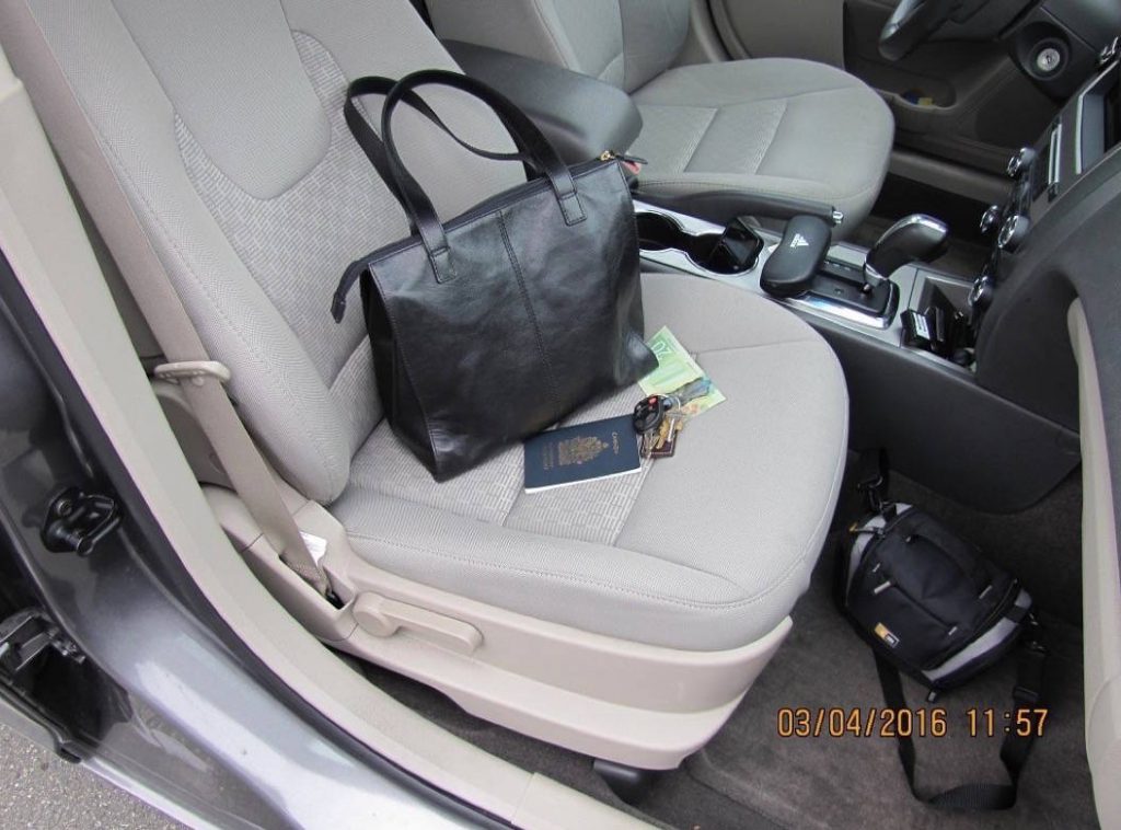 road trip, purse, valueables, computer, purse, camera