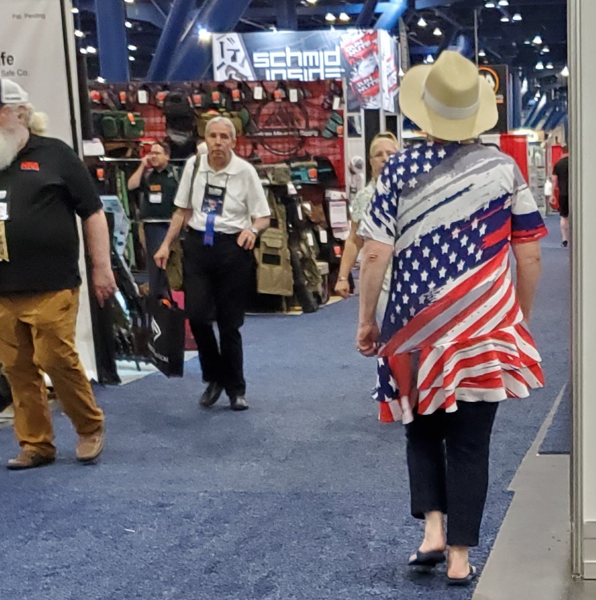 Trinity Tunic Top in Patriotic Print - Image 4