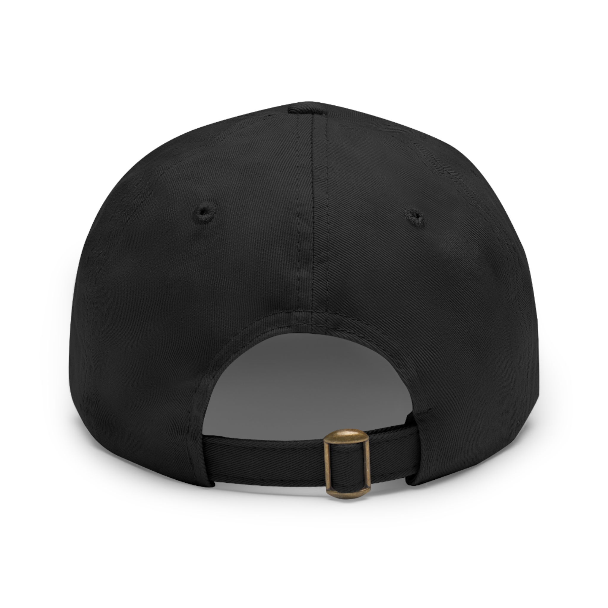 Dad Hat with Leather Patch (Rectangle) - Image 3