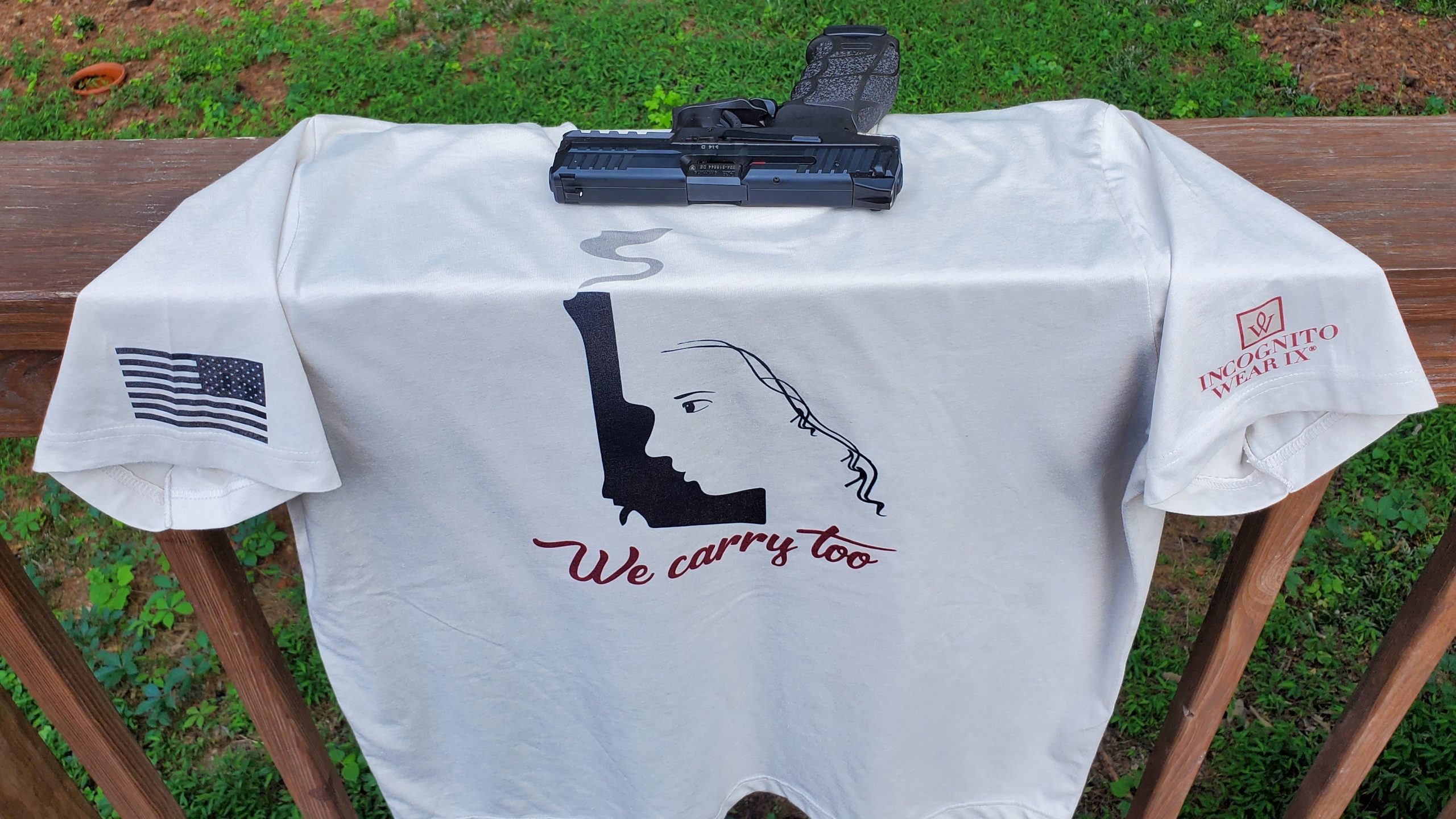 Gun Girl Incognito T-shirt because We Carry Too - Image 8