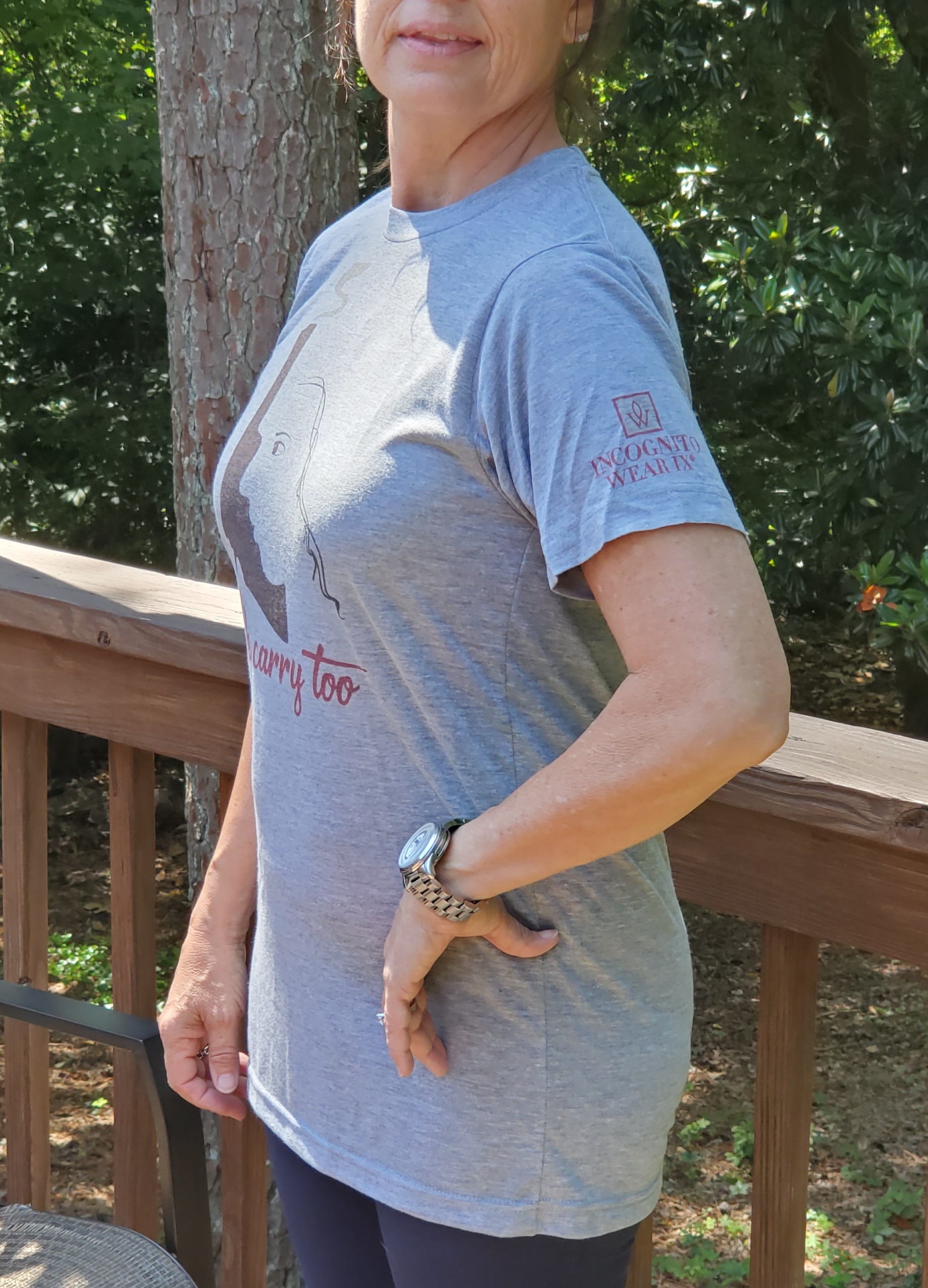 Gun Girl Incognito T-shirt because We Carry Too - Image 4